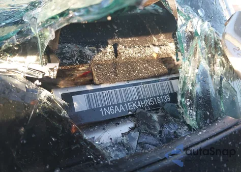 2017 Nissan Titan Sv z USA, uszkodzony, nr VIN 1N6AA1EK4HN518139